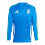 Italy Home Shirt Long Sleeve 2024-2025