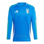 Italy Home Shirt Long Sleeve 2024-2025
