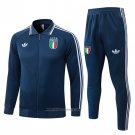 Jacket Tracksuit Italy Kids 2026-2027 Blue