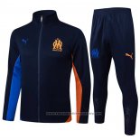 Jacket Tracksuit Olympique Marseille 2024-2025 Blue Orange