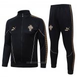 Jacket Tracksuit Portugal Kids 2026-2027 Black