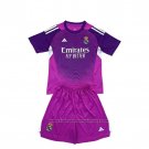 Real Madrid Goalkeeper Shirt Kids 2025-2026 Purple