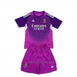 Real Madrid Goalkeeper Shirt Kids 2025-2026 Purple