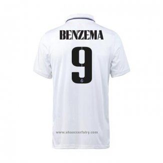 Real Madrid Player Benzema Home Shirt 2022-2023