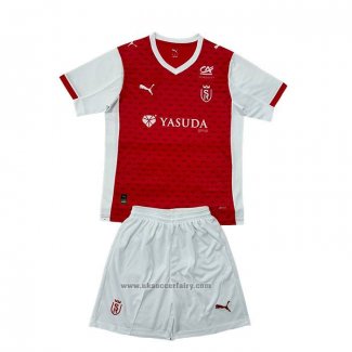 Stade de Reims Home Shirt Kids 2025-2026