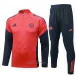 Sweatshirt Tracksuit Bayern Munich Kid 2025-2026 Orange