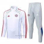 Sweatshirt Tracksuit Bayern Munich Kid 2025-2026 White Red