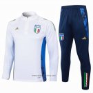 Sweatshirt Tracksuit Italy 2024-2025 White