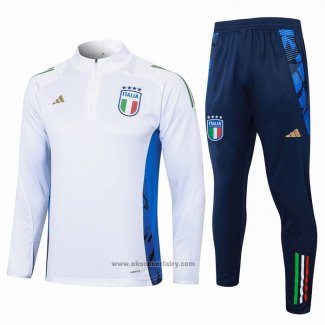 Sweatshirt Tracksuit Italy 2024-2025 White