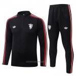 Sweatshirt Tracksuit Manchester United Kids 2026-2027 Black