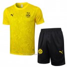 Tracksuit Borussia Dortmund Short Sleeve 2024-2025 Yellow - Shorts