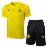 Tracksuit Borussia Dortmund Short Sleeve 2024-2025 Yellow - Shorts