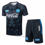 Tracksuit Napoli Short Sleeve 2025-2026 Black - Shorts