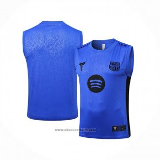Training Shirt Barcelona Without Sleeves 2025-2026 Blue Purple