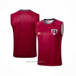 Training Shirt Sao Paulo Without Sleeves 2025-2026 Red