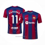 Barcelona Player Raphinha Home Shirt 2023-2024