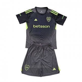 Boca Juniors Goalkeeper Shirt Kids 2025 Black