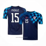Croatia Player Pasalic Away Shirt 2022