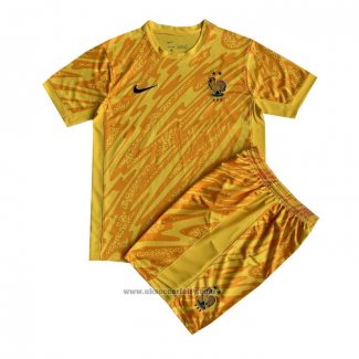 France Goalkeeper Shirt Kids 2024 Yellow