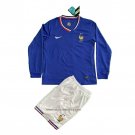 France Home Shirt Long Sleeve Kids 2024