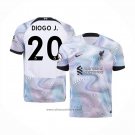 Liverpool Player Diogo J. Away Shirt 2022-2023