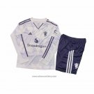 Manchester United Away Shirt Long Sleeve Kids 2025-2026