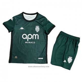 Monaco Away Shirt Kids 2024-2025