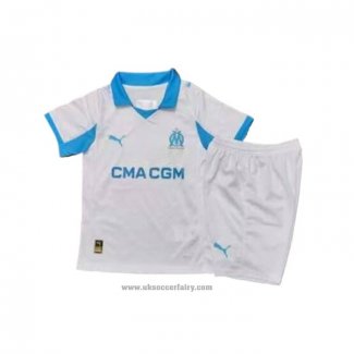 Olympique Marseille Home Shirt Kids 2025-2026