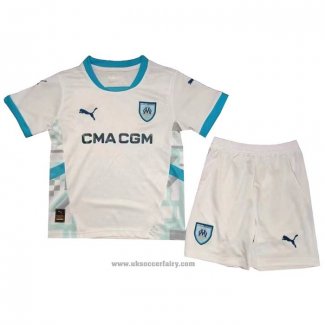 Olympique Marseille Home Shirt Kids 2024-2025