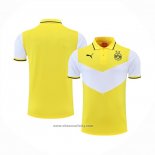 Polo Borussia Dortmund 2022-2023 Yellow and White