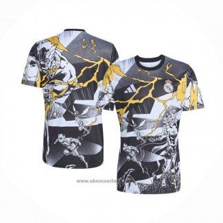 Pre-match Shirt Real Madrid 2025-2026 Black White