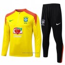 Sweatshirt Tracksuit Brazil 2025-2026 Yellow