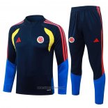 Sweatshirt Tracksuit Colombia Kids 2026-2027 Blue