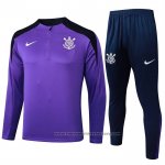 Sweatshirt Tracksuit Corinthians 2024-2025 Purple