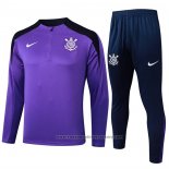 Sweatshirt Tracksuit Corinthians 2024-2025 Purple
