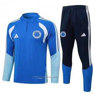 Sweatshirt Tracksuit Cruzeiro Kids 2026-2027 Blue