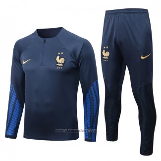 Sweatshirt Tracksuit France 2022-2023 Blue