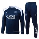 Sweatshirt Tracksuit Paris Saint-Germain 2025-2026 Blue White