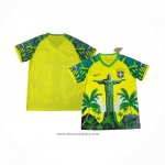 Thailand Brazil Jesus Shirt 2025-2026 Yellow Green