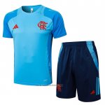 Tracksuit Flamengo Short Sleeve 2024-2025 Blue - Shorts