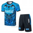 Tracksuit Napoli Short Sleeve 2025-2026 Blue - Shorts