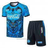 Tracksuit Napoli Short Sleeve 2025-2026 Blue - Shorts