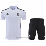 Tracksuit Real Madrid Short Sleeve 2022-2023 White and Purpura - Shorts
