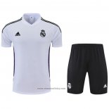 Tracksuit Real Madrid Short Sleeve 2022-2023 White and Purpura - Shorts