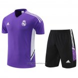 Tracksuit Real Madrid Short Sleeve 2022-2023 Purpura - Shorts