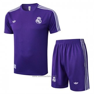 Tracksuit Real Madrid Short Sleeve 2025-2026 Purple - Shorts