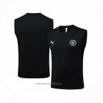 Training Shirt Manchester City Without Sleeves 2025-2026 Black