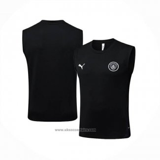 Training Shirt Manchester City Without Sleeves 2025-2026 Black