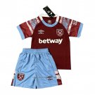 West Ham Home Shirt Kids 2022-2023