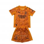 AC Milan Goalkeeper Shirt Kids 2025-2026 Orange